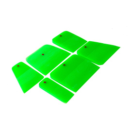Магнитные ракели для работы с антигравийными пленками, 6 шт упак, зеленого цвета